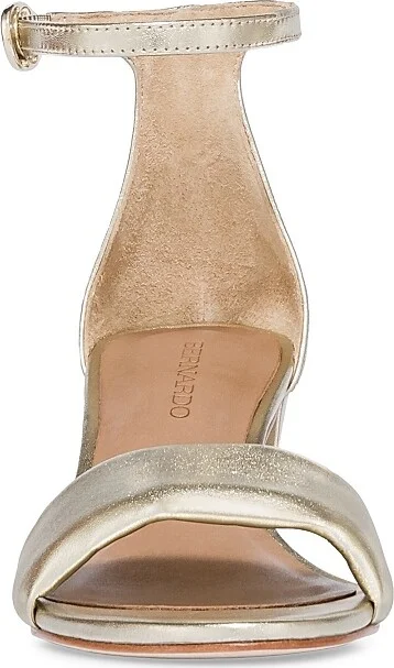 Women's Bowie Ankle Strap Heeled Sandals - Champagne - Size 6 - Image 4