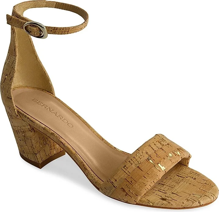 Women's Bowie Ankle Strap Heeled Sandals - Cork - Size 6 - Image 2