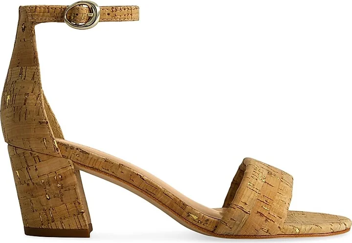 Women's Bowie Ankle Strap Heeled Sandals - Cork - Size 6