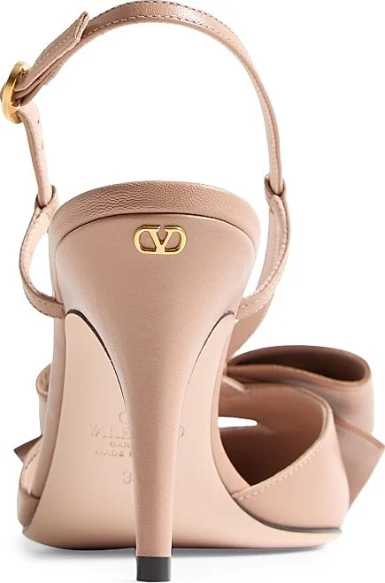 Women's Bowow 85MM Slingback Pumps - Ivory - Size 7 - Image 10