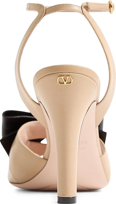 Women's Bowow 95MM Sandals in Kidskin - Ivory - Size 10 - Image 10