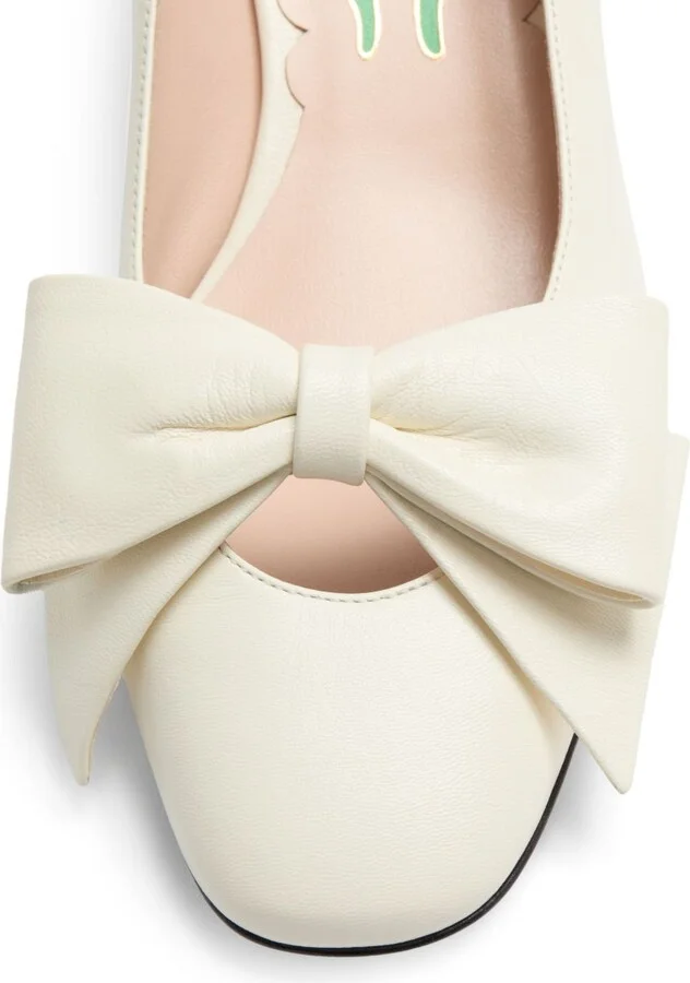 Women's Bowow Décolleté In Kid 45Mm - Image 5