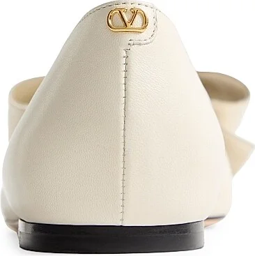 Women's Bowow Kidskin Ballerinas - Ivory - Size 7 - Image 6