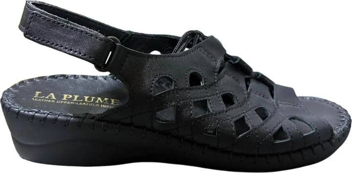 Women's Brady Sandals In Black Leather
