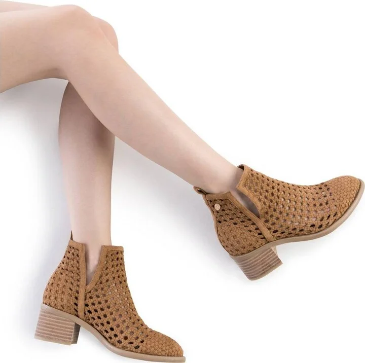 Women's Braided Ankle Booties By Xti - Image 3