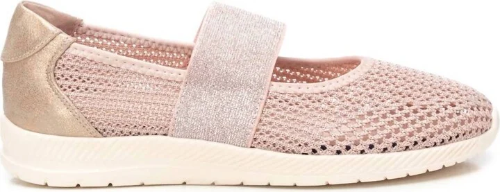 Women's Braided Ballerinas In Nude
