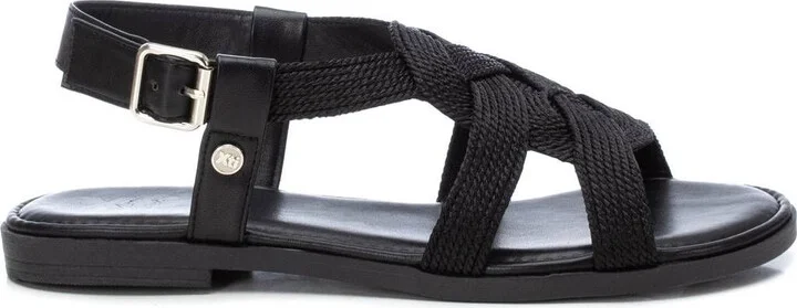 Women's Braided Flat Sandals By XTI