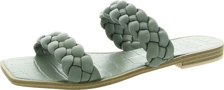 Womens Braided Manmade Slide