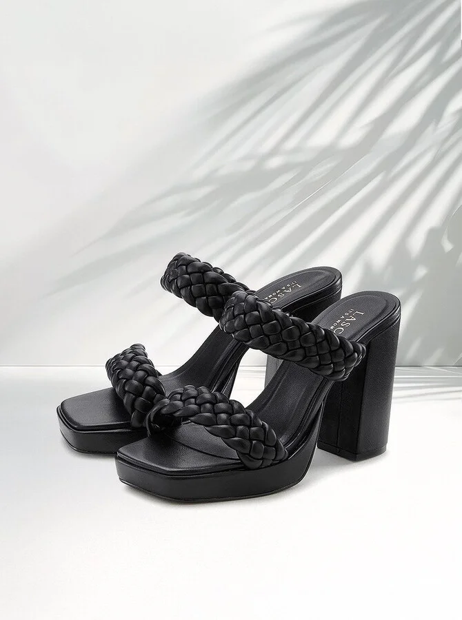 Women's Braided Sandal Heels