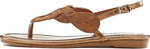 Women's Braided Sandals - LASCANA - Black Solid - Image 3