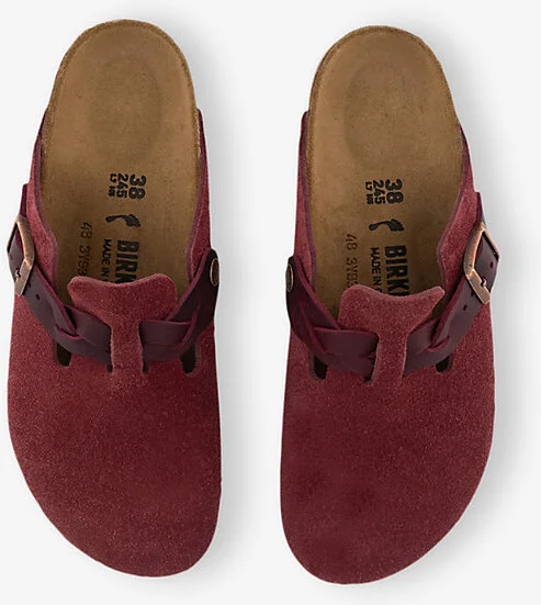 Womens Braided Zinfandel Boston Suede Clogs Eur 38/5 Uk Women - Image 2