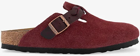 Womens Braided Zinfandel Boston Suede Clogs Eur 38/5 Uk Women