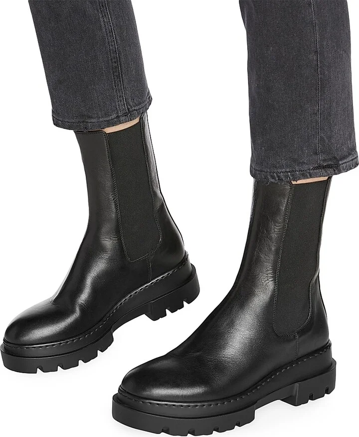 Women's Braydon Leather Chelsea Boots - Black - Size 5 - Image 5