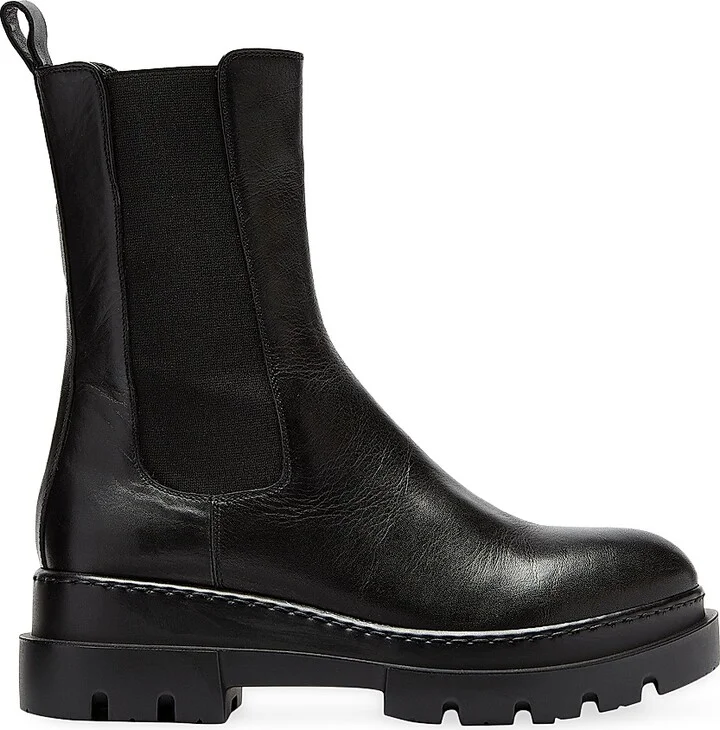 Women's Braydon Leather Chelsea Boots - Black - Size 5