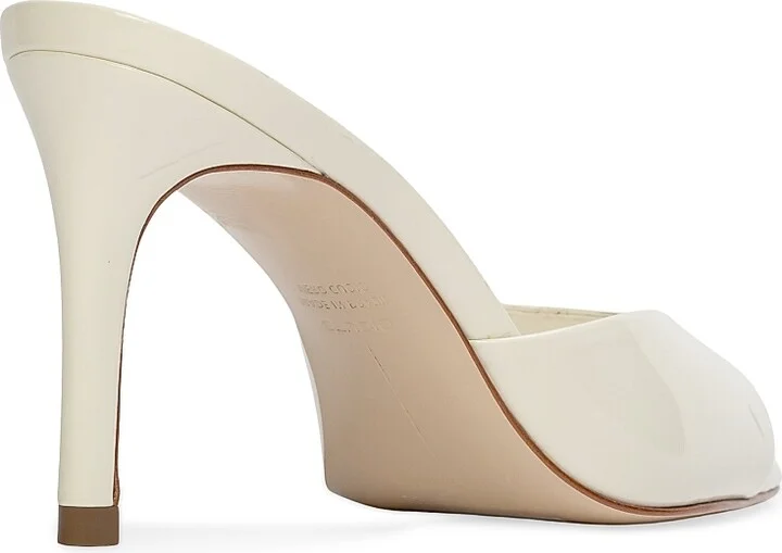 Women's Brea 80MM Patent Mules - Coconut - Size 5 - Image 3