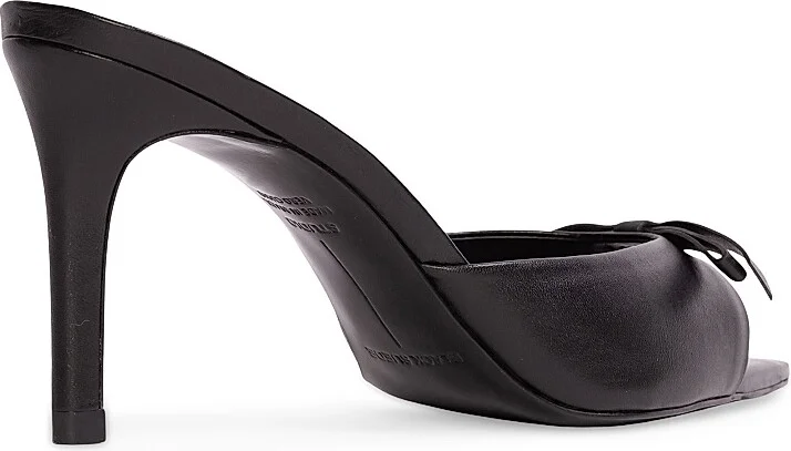 Women's Brea Bow 80MM Mules - Black - Size 6 - Image 4