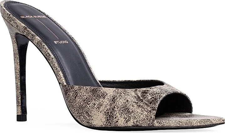 Women's Brea Distressed Leather Mules - Ash - Size 7.5 - Image 3