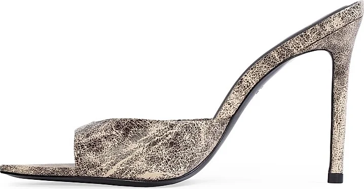Women's Brea Distressed Leather Mules - Ash - Size 7.5 - Image 5
