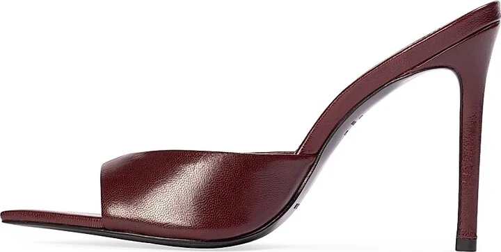 Women's Brea Leather Mules - Cappuccino Leather - Size 5 - Image 9