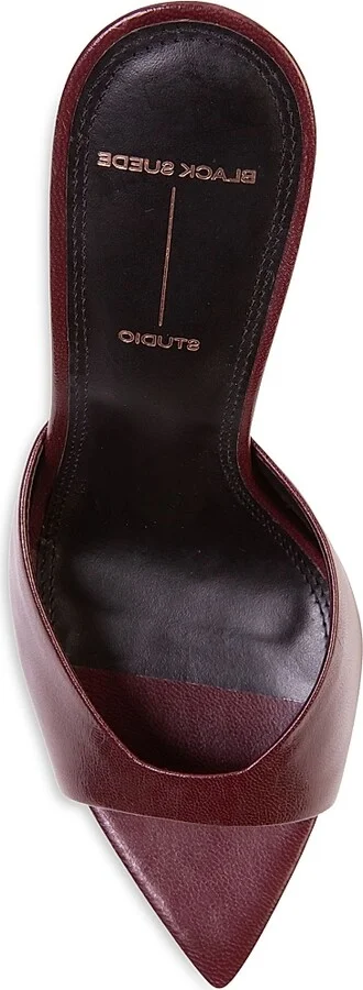 Women's Brea Leather Mules - Cappuccino Leather - Size 5 - Image 10