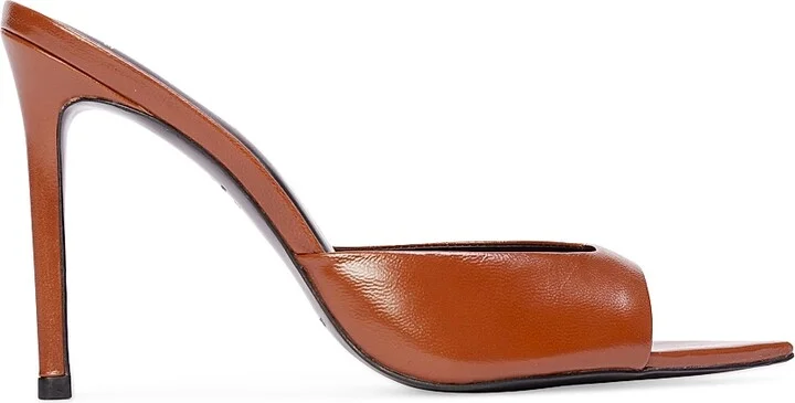Women's Brea Leather Mules - Cappuccino Leather - Size 5