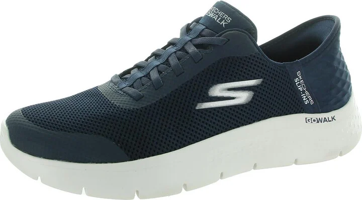 Womens Breathable Laceup Slip-On Sneakers