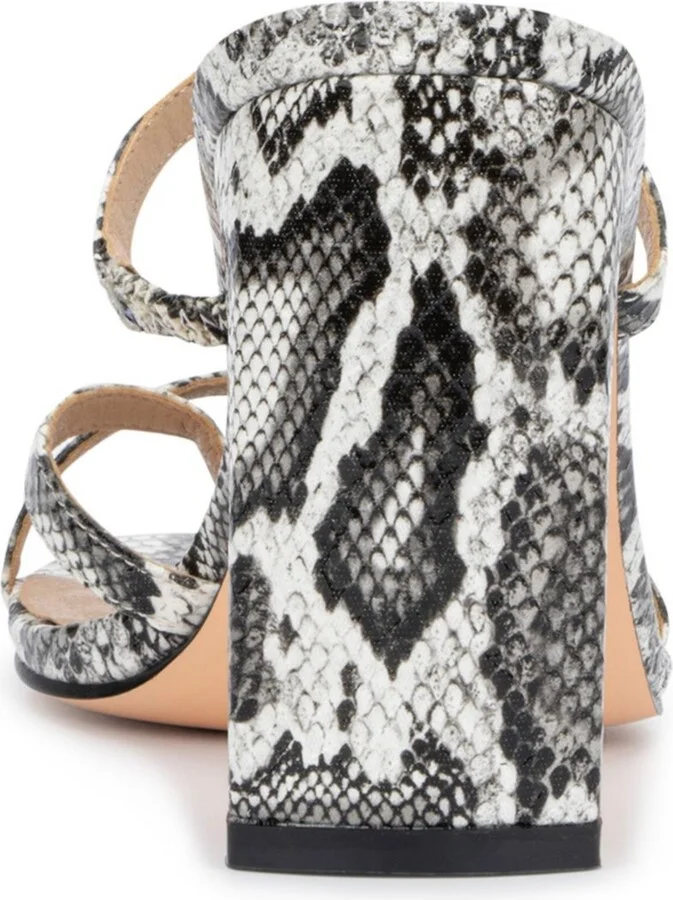 Women's Brendi Heel Sandal - Black/white - Image 2