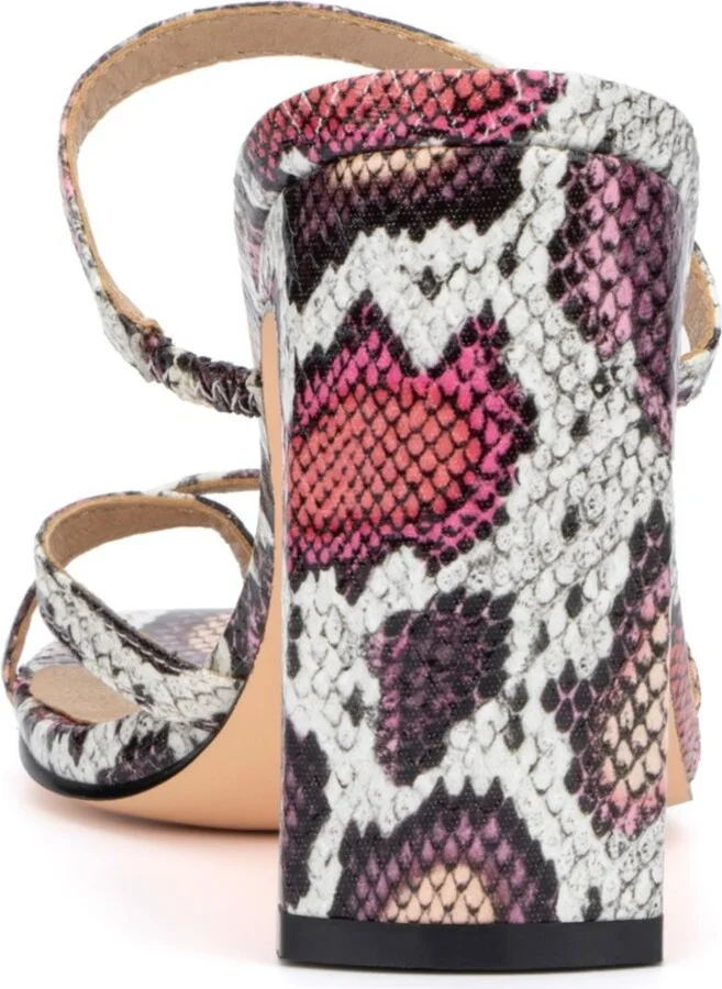 Women's Brendi Heel Sandal - Black/white - Image 4