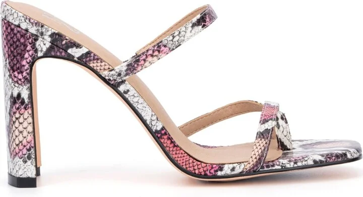 Women's Brendi Heel Sandal - Black/white - Image 5