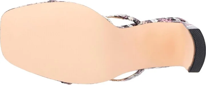 Women's Brendi Heel Sandal - Black/white - Image 6