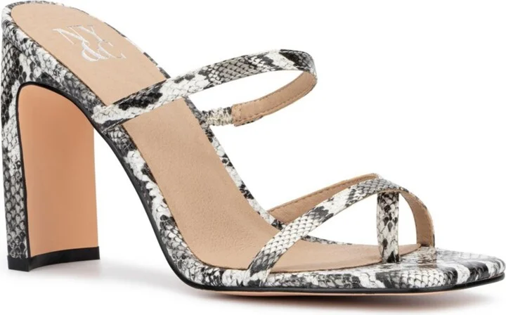 Women's Brendi Heel Sandal - Black/white