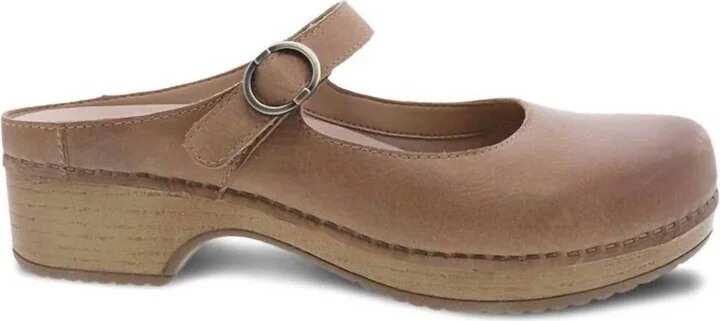 Women's Bria Mary Jane Clog In Tan
