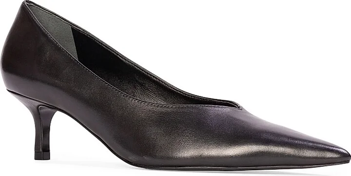 Women's Briar 50MM Leather Pumps - Black Leather - Size 6 - Image 2