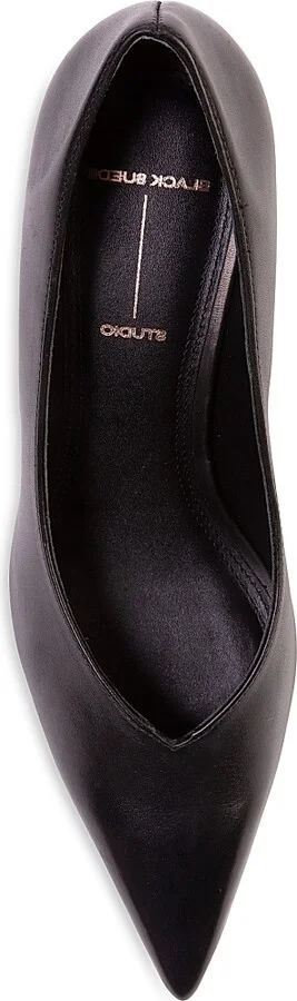 Women's Briar 50MM Leather Pumps - Black Leather - Size 6 - Image 3