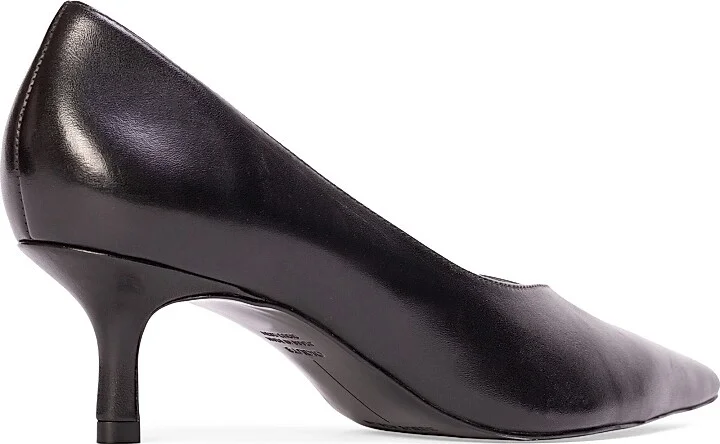 Women's Briar 50MM Leather Pumps - Black Leather - Size 6 - Image 5