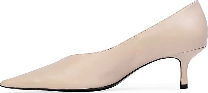 Women's Briar 50MM Leather Pumps - Black Leather - Size 6 - Image 9