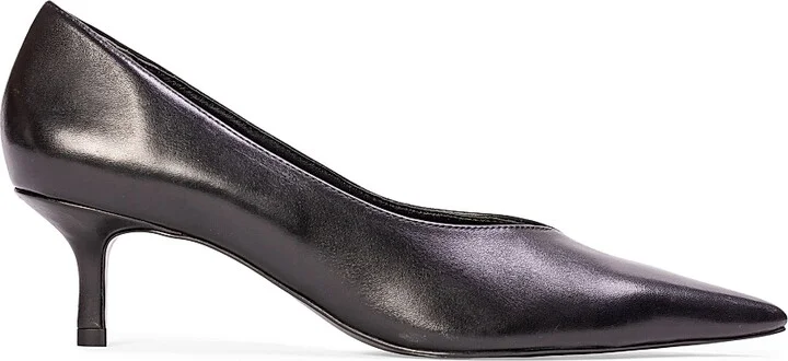 Women's Briar 50MM Leather Pumps - Black Leather - Size 6