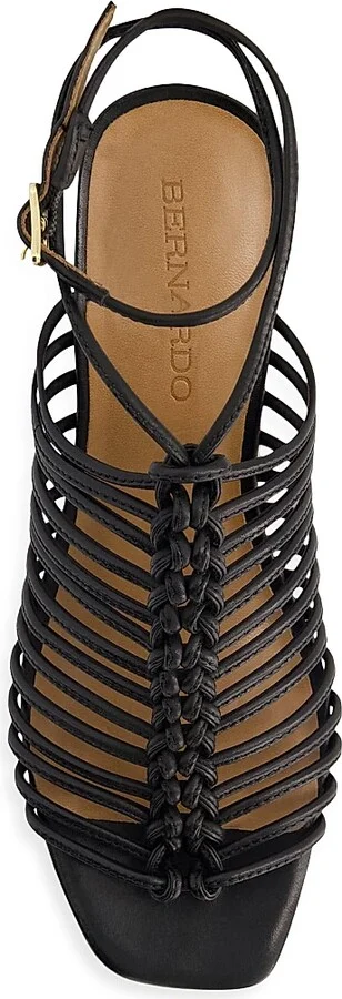 Women's Briga Mid Heel Strappy Sandals - Black - Size 6 - Image 3