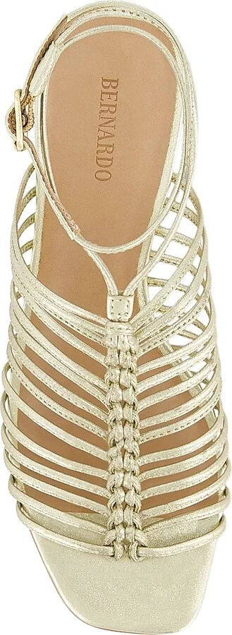 Women's Briga Mid Heel Strappy Sandals - Champagne - Size 6 - Image 3
