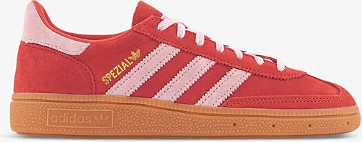 Womens Bright Red Handball Spezial Suede Low-Top Trainers Eur 36 / 3 Uk Women