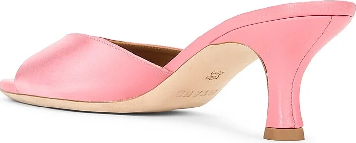 Women's Brigitte 55MM Silk-Blend Mule Sandals - Blossom - Size 5 - Image 3