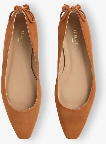 Womens Bro-Tan Essie Tassel Suede Ballet Flats Eur 42/ 9 Uk Women - Image 2