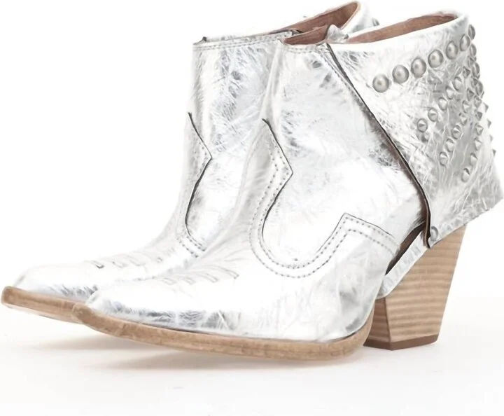 Women's Broderick Bootie In Silver