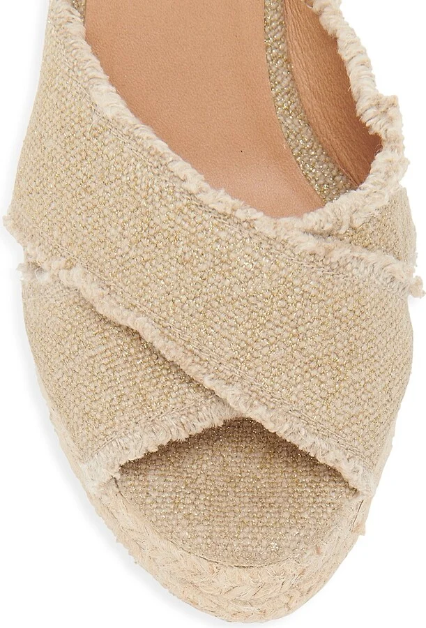 Women's Bromelia Espadrille Wedge Sandals - Oro - Size 5 - Image 4