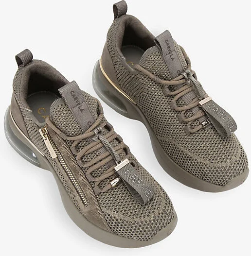 Womens Bronze Cosmic Bubble Threaded Low-Top Trainers Eur 41 / 8 Uk Women - Image 2