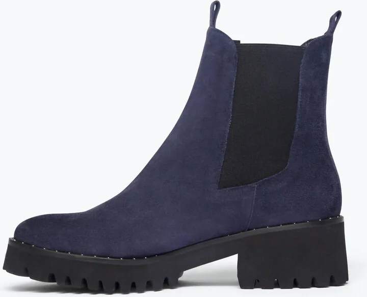 Women's Brooke Suede Water Resistant Boot In Navy