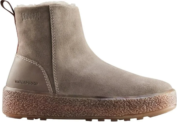 Women's Broom Winter Boot In Stone Suede
