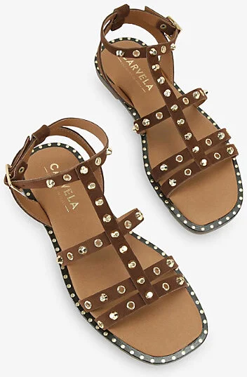 Womens Brown Alia Leather Sandals Eur 36 / 3 Uk Women - Image 2