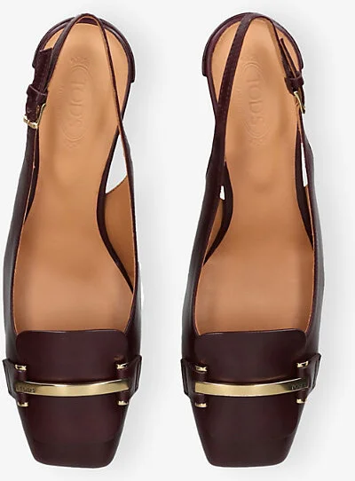 Womens Brown Barretta Leather Courts Eur 38.5 / 5.5 Uk Women - Image 2