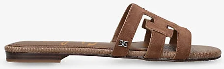 Womens Brown Bay Suede Sandals Eur 40 / 7 Uk Women